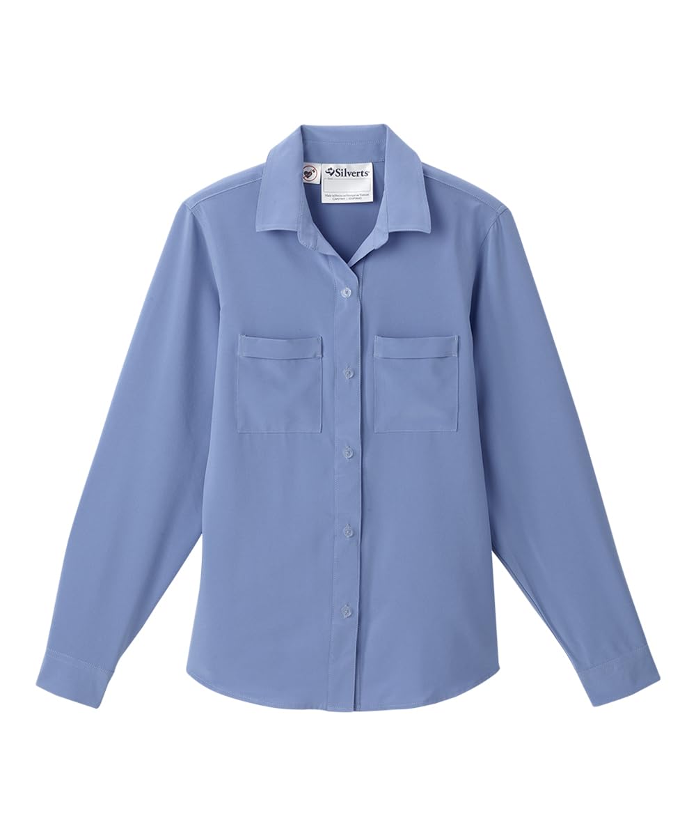 Silverts Women's Adaptive Magnetic Closure Top, Arthritis Easy Wear Shirt