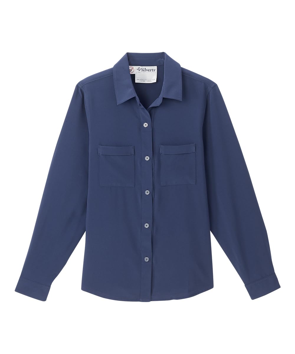 Silverts Women's Adaptive Magnetic Closure Top, Arthritis Easy Wear Shirt