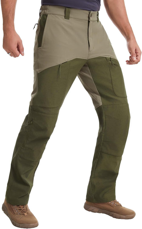 BASSDASH Splice-LW Men's Hunting Pants with Knee Pads, Water Resistant