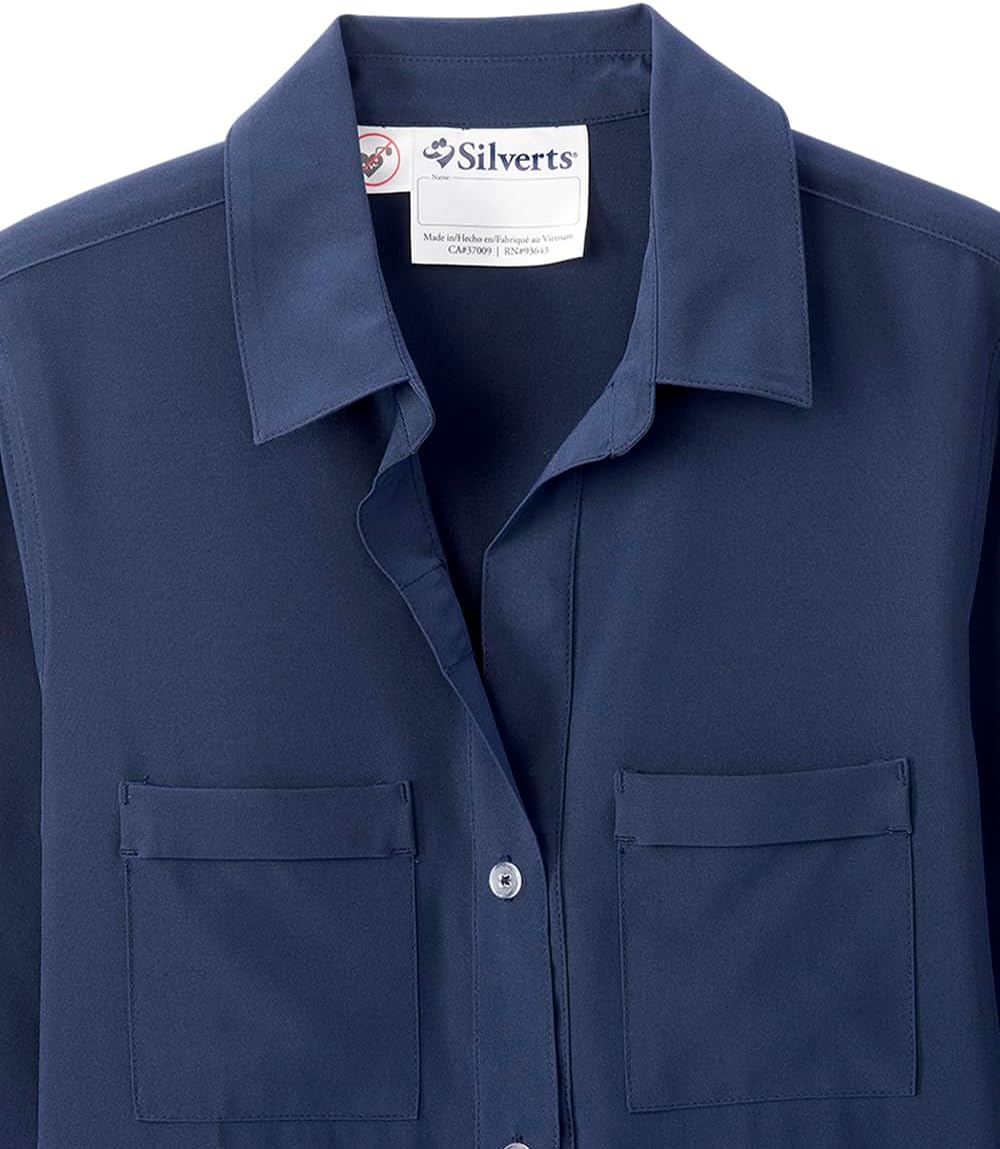 Silverts Women's Adaptive Magnetic Closure Top, Arthritis Easy Wear Shirt