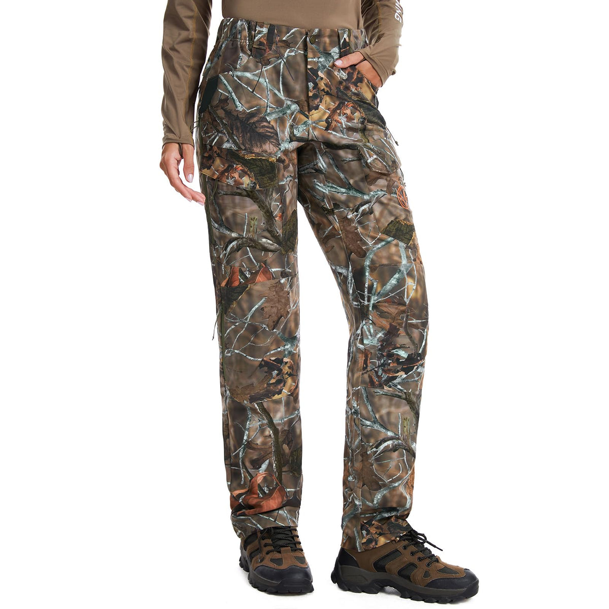 BASSDASH Invis 250 Women’s Stretch Hunting Pants Camo Cargo Pant