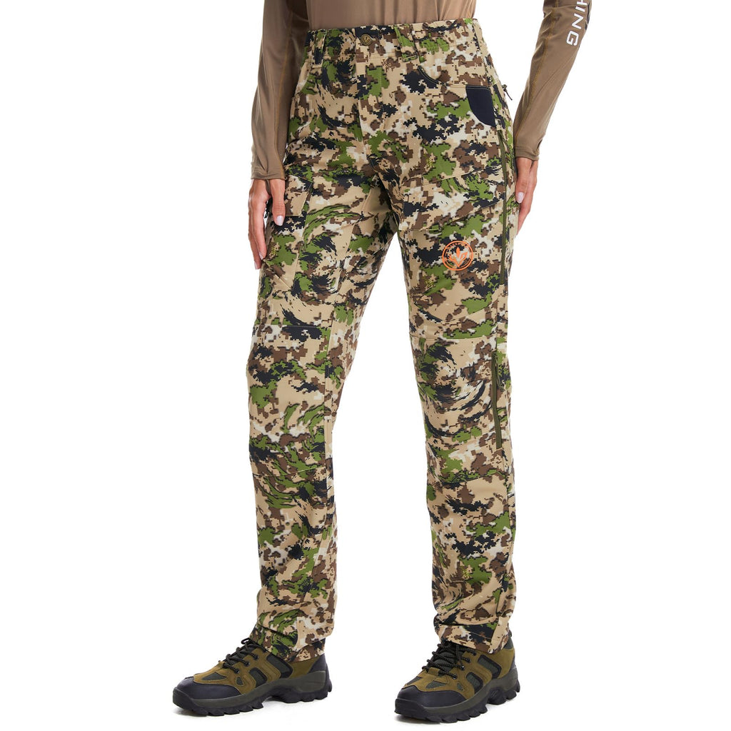 BASSDASH Invis 250 Women’s Stretch Hunting Pants Camo Cargo Pant