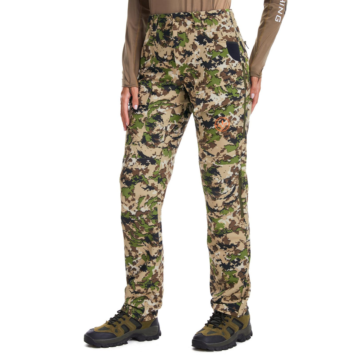 BASSDASH Invis 250 Women’s Stretch Hunting Pants Camo Cargo Pant