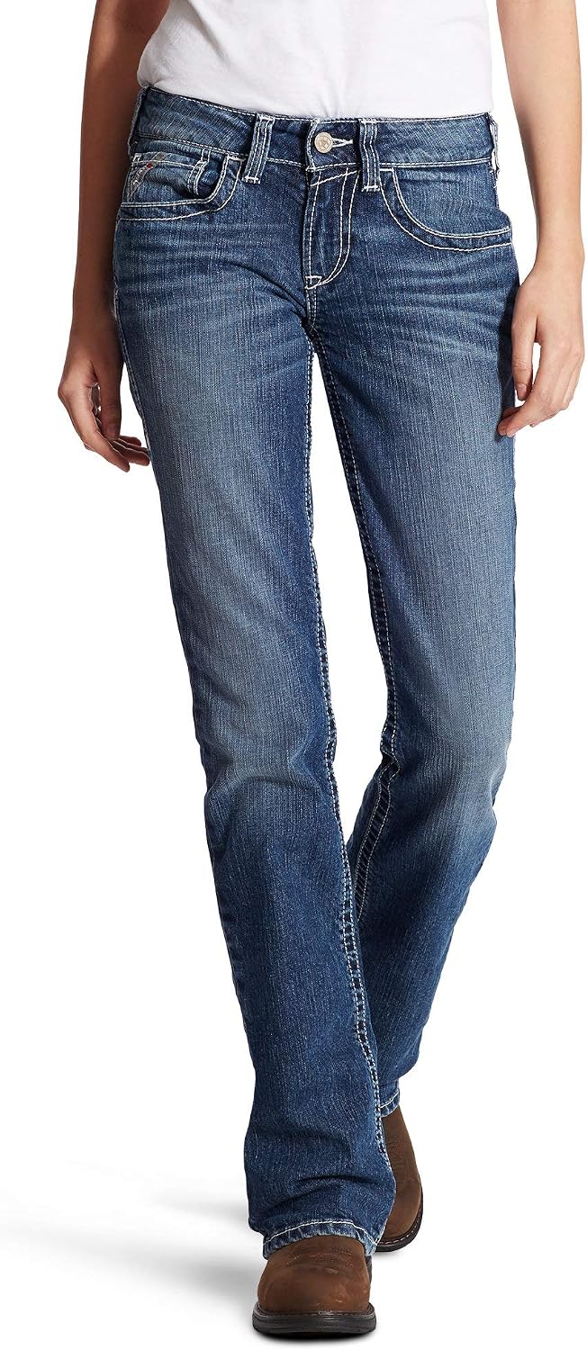 Ariat Women's Flame Resistant Mid Rise Boot Cut Jean