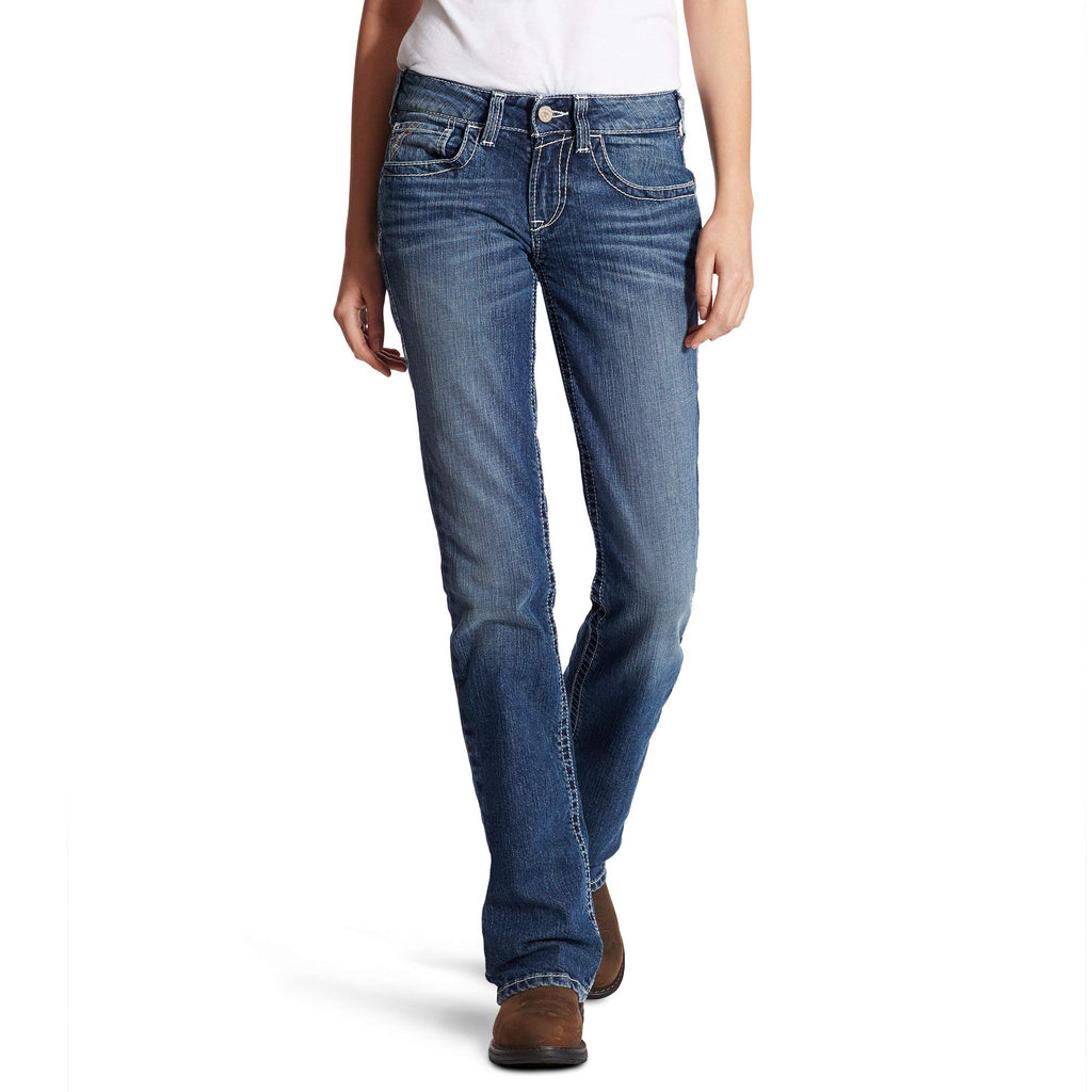 Ariat Women's Flame Resistant Mid Rise Boot Cut Jean
